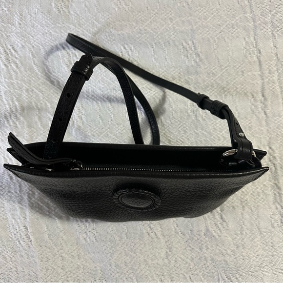 BRIGHTON Ferrara Folly Cloud Crossbody Bag Black Leather - Picture 3 of 7